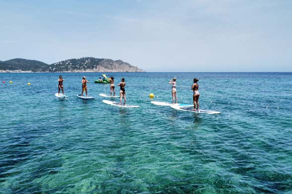 Paddle et snorkeling sur la plage d'Es Figueral